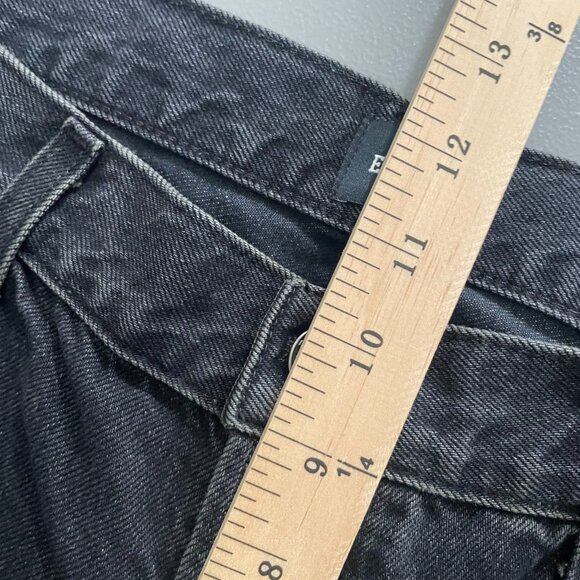 Edwin Jeans Womens 29 Washed Black Simone-Maire Straight USA Button Fly - Picture 11 of 12